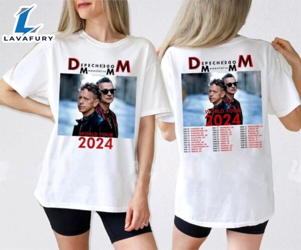 2024 Depeche Mode Memento Mori World Tour T-Shirt, Depeche Mode Tour 2024 T-Shirt