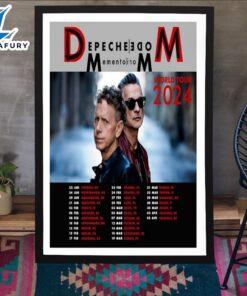 2024 Depeche Mode World Tour Poster Canvas Poster