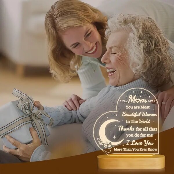 3d Led Night Light Mom Perfect Gift Mothers Day