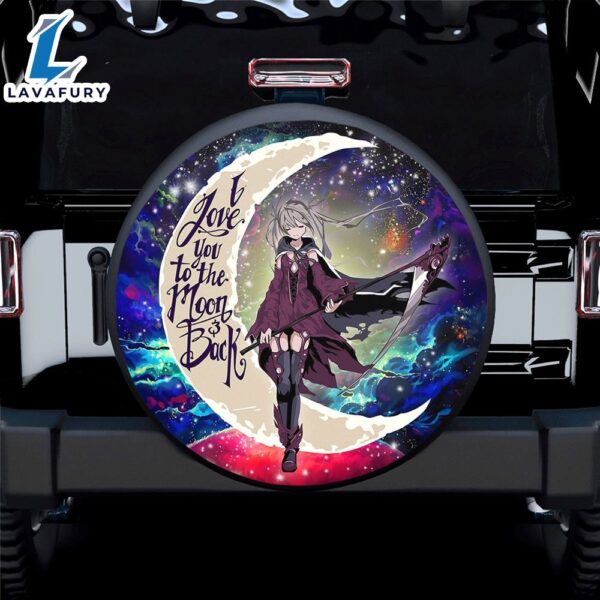 Anime Girl Soul Eate Love You To The Moon Galaxy Spare Tire Covers Gift For Campers