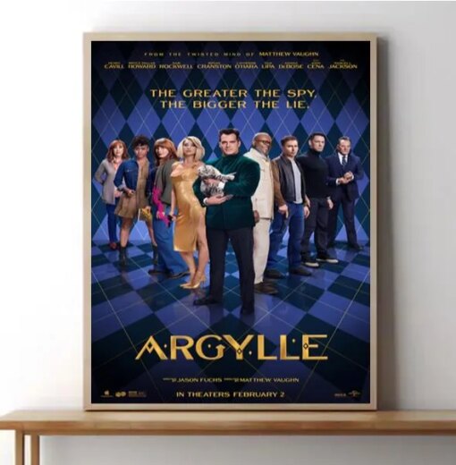 Argylle 2024 Movie Home Decor Poster Canvas