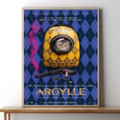 Argylle 2024 Poster For Movie Fans Canvas