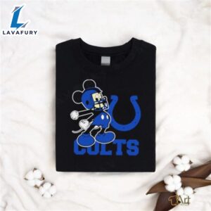 Best Mickey Mouse Cartoon Nfl Indianapolis Colts Football Player Helmet Logo Shirt