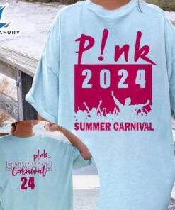 Concert 2024 Pink Tour Music Awesome Pink Summer Carnival Shirt