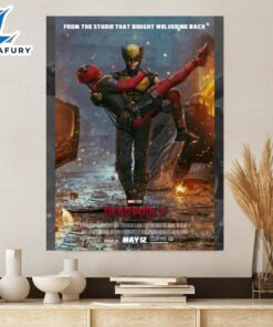Deadpool 3 2024 Mcu Movie Poster Canvas