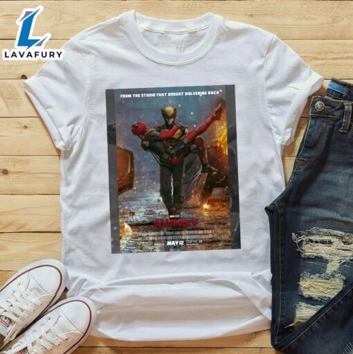 Deadpool 3 2024 Mcu Movie Poster White T-Shirt