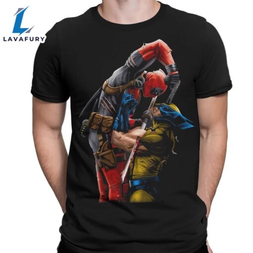 Deadpool And Wolverine 2024 Black Unisex T-Shirt