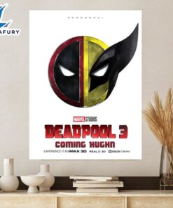 Deadpool And Wolverine 2024 Deadpool 3 Poster Canvas