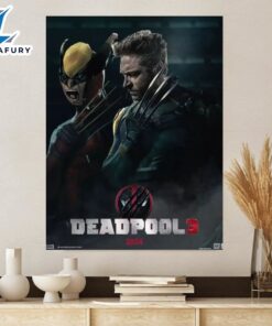 Deadpool And Wolverine 2024 Deadpool3 Poster Canvas