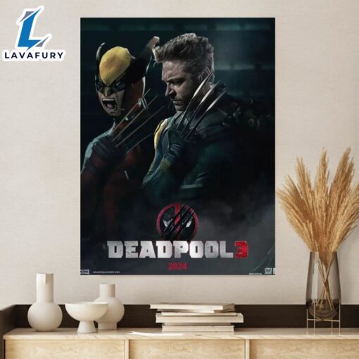 Deadpool And Wolverine 2024 Deadpool3 Poster Canvas