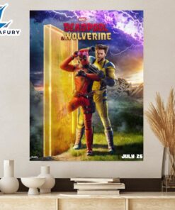 Deadpool And Wolverine 2024 July 26 Poster Canvas