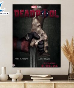 Deadpool And Wolverine Marvel 2024 Canvas Poster