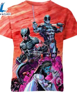 Deadpool Wolverine Nightcrawler Marvel Comics…