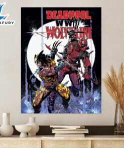 Deadpool & Wolverine Wwiii Sends Wade Wilson & Logan To The Ends Of The Earth Poster Canvas
