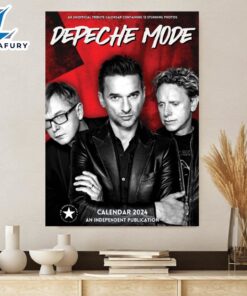 Depeche Mode A3 Poster Size Wall Calendar 2024 Canvas