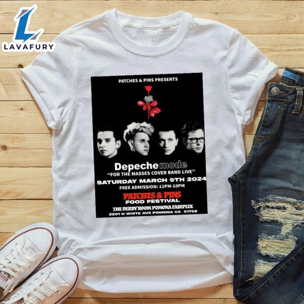 Depeche Mode & The Cure Cover Bands Live Los Angeles Mar 9, 2024 Unisex T-Shirt