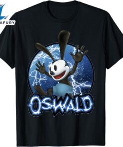 Disney Epic Mickey 2024 Oswald Lightning Portrait T-Shirt