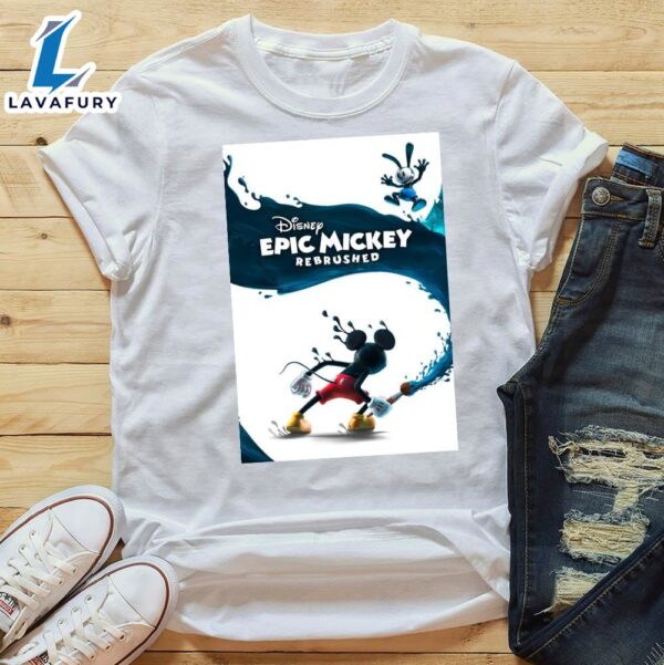 Disney Epic Mickey 2 Rebrushed 2024 Tee T-Shirt