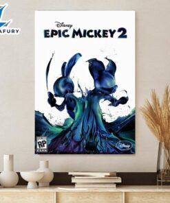 Disney Epic Mickey 2 The Power Of Two 2024 Poster Canvas
