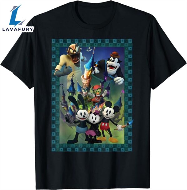 Disney Epic Mickey Group Shot Poster T-Shirt