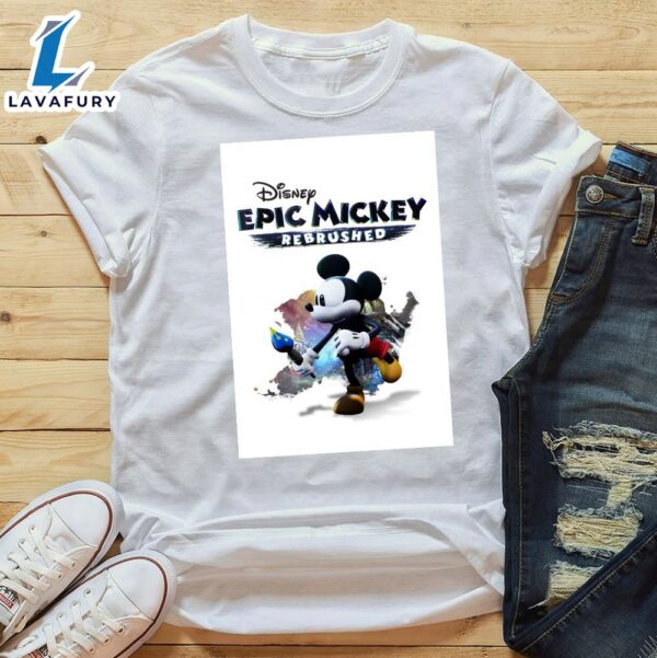 Disney Epic Mickey Rebrushed 2024 T-Shirt