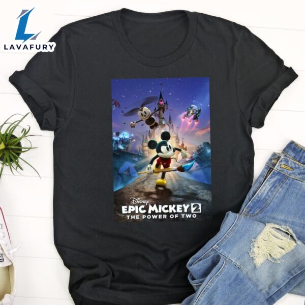 Epic Mickey 2 The Power Of Two Disney Unisex T-Shirt