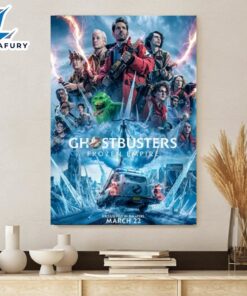 Ghostbuster Frozen Empire Movie 2024 Poster Canvas