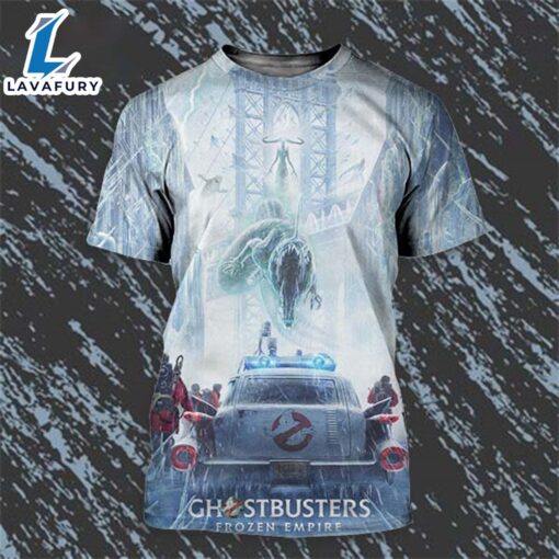 Ghostbusters Frozen Empire Official Poster Coming Soon March 29th 2024 All Over Print Shirt