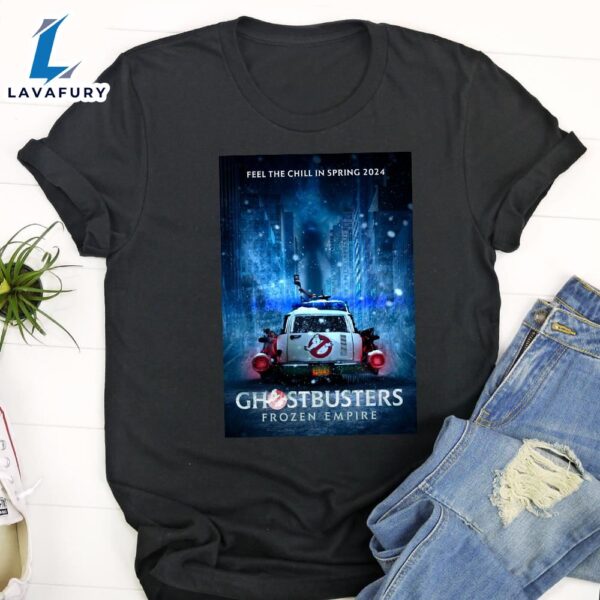 Ghostbusters 2024 Frozen Empire Teaser Poster Unisex T-Shirt