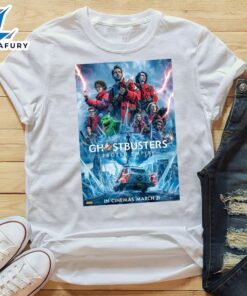 Ghostbusters Frozen Empire 2024 Teaser Movie Poster T-Shirt