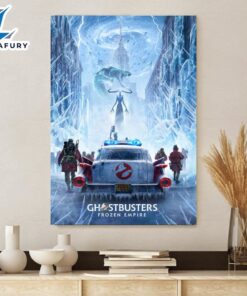 Ghostbusters Frozen Empire Movie Film 2024 Potser Canvas