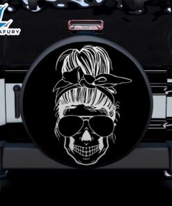 Girl Skull Black Car Spare…