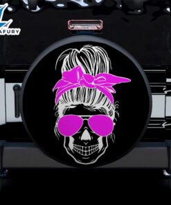 Girl Skull Pink Car Spare…