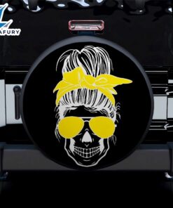 Girl Skull Yellow Car Spare…