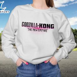 Godzilla X Kong Shirt, Godzilla Movie 2024 White Shirt