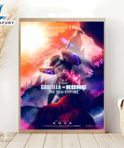 Godzilla X Kong The New Empire 2024 Decor Poster