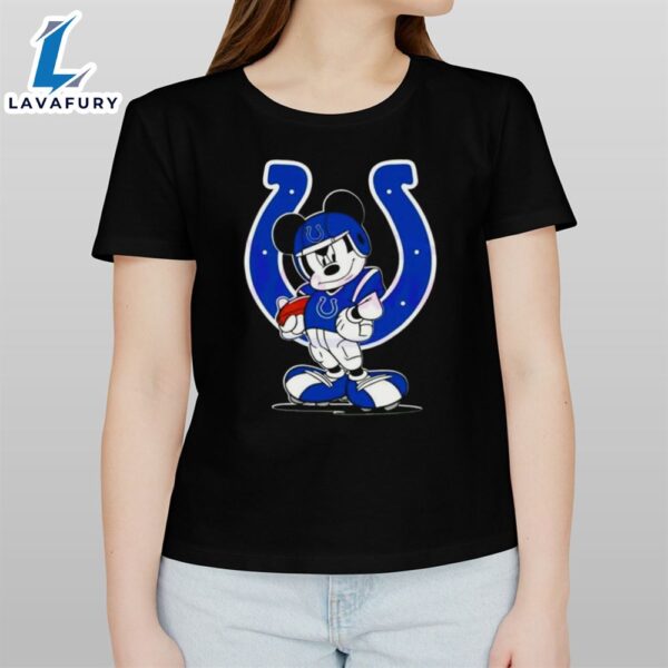 Indianapolis Colts Nfl Mickey Mouse Player 2024 T-Shirt