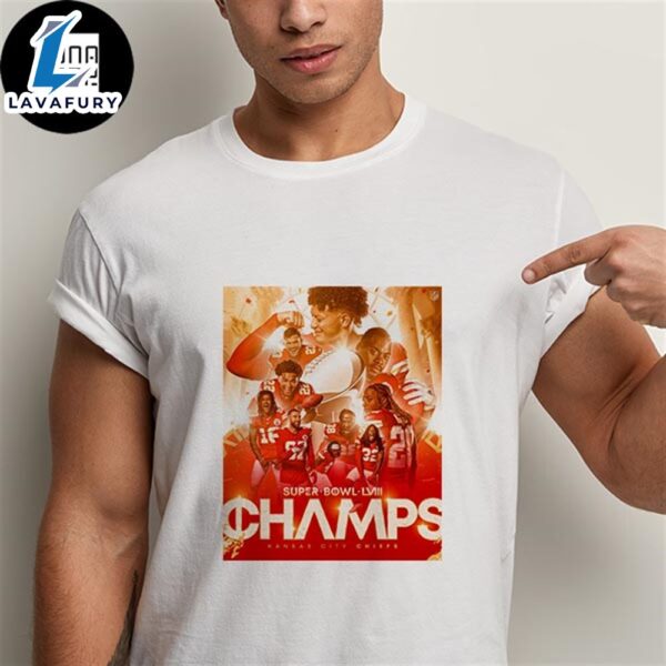 Kansas City Chiefs Super Bowl Champions Lviii 2024 Fan Gifts Classic T-Shirt