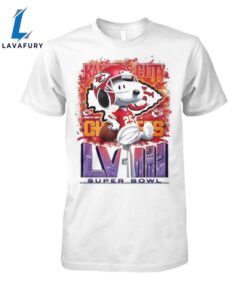 Kansas City Chiefs Snoopy Super Bowl 2024 Shirt