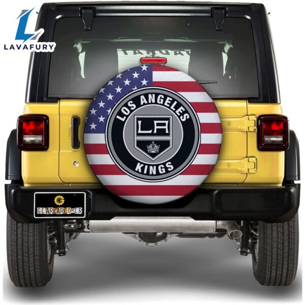 Los Angeles Kings Spare Tire Covers Custom US Flag Style