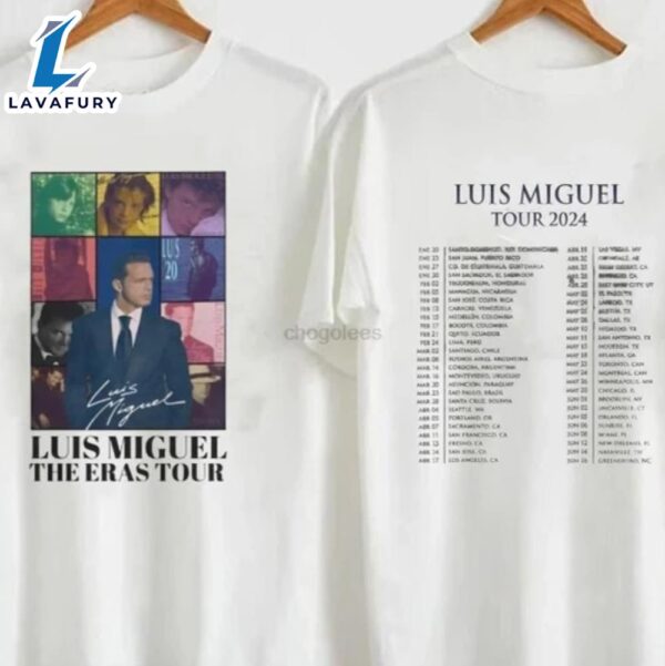 Luis Miguel Tour 2024 Shirt Luis Migue For Fans Shirt