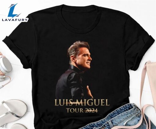 Luis Miguel Tour 2024 T-Shirt Size S-5xl Gift For Fan Shirt