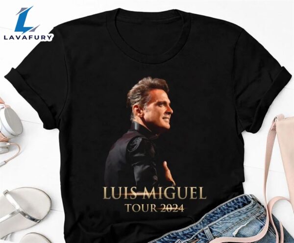 Luis Miguel Tour 2024 T-Shirt Size S-5xl Gift For Fan Shirt