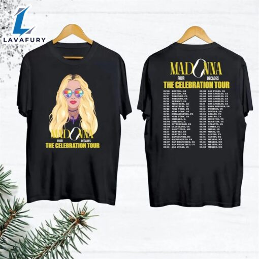 Madonna The Celebration Tour 2024 Graphic T-Shirt Gift Fans Music