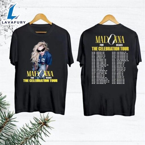 Madonna The Celebration Tour 2024 T-Shirt Madonna Shirt Gift For Fans Music