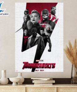 Marvel Studios 2024 Thunderbolts Canvas Poster