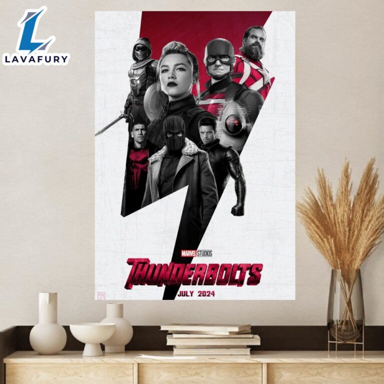 Thunderbolts 2024 Movie Marvel For Fan Canvas Poster - Lavafury