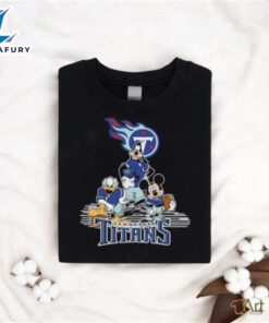 Mickey And Friends Tennessee Titans Nfl Shirt