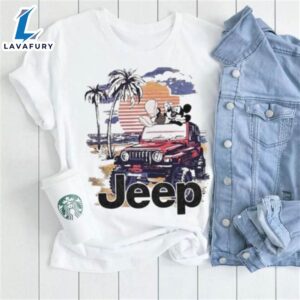 Mickey Mouse Car Jeep Summer Shirt