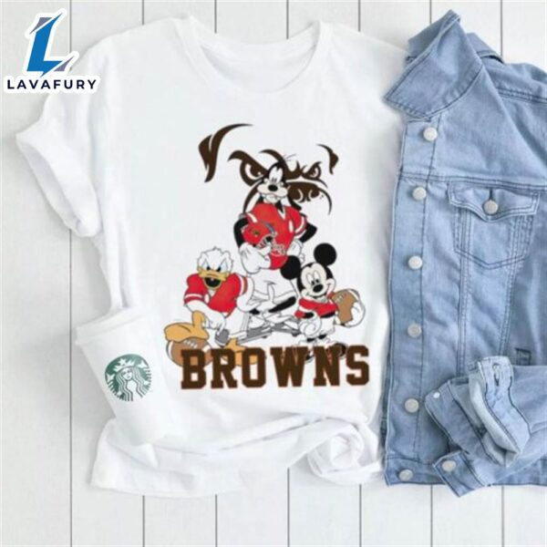 Mickey Mouse Characters Disney Cleveland Browns Shirt